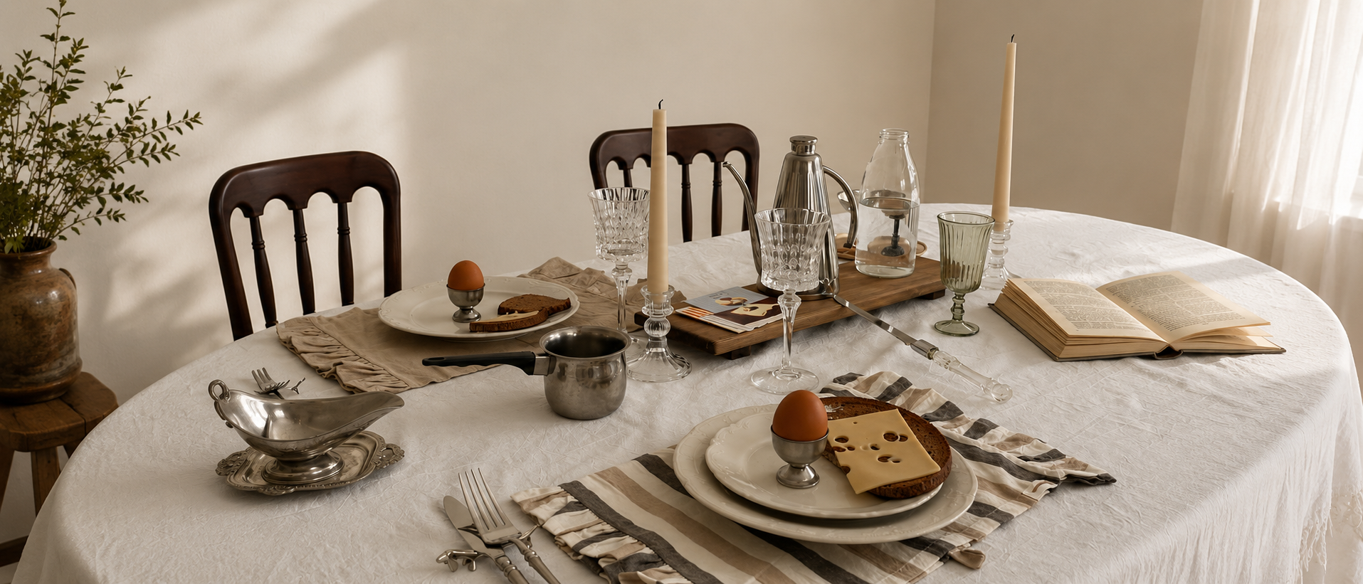 A thoughtful table setting for everyday dining