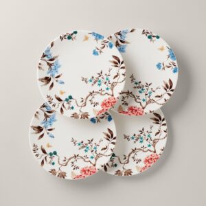 Bird & Botanical Dinner Plates, Set of 4
