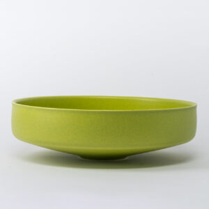 Large Spring Apple Wide Matte Serving Bowl