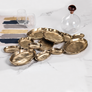 Oval Cluster Serving Bowl Tray