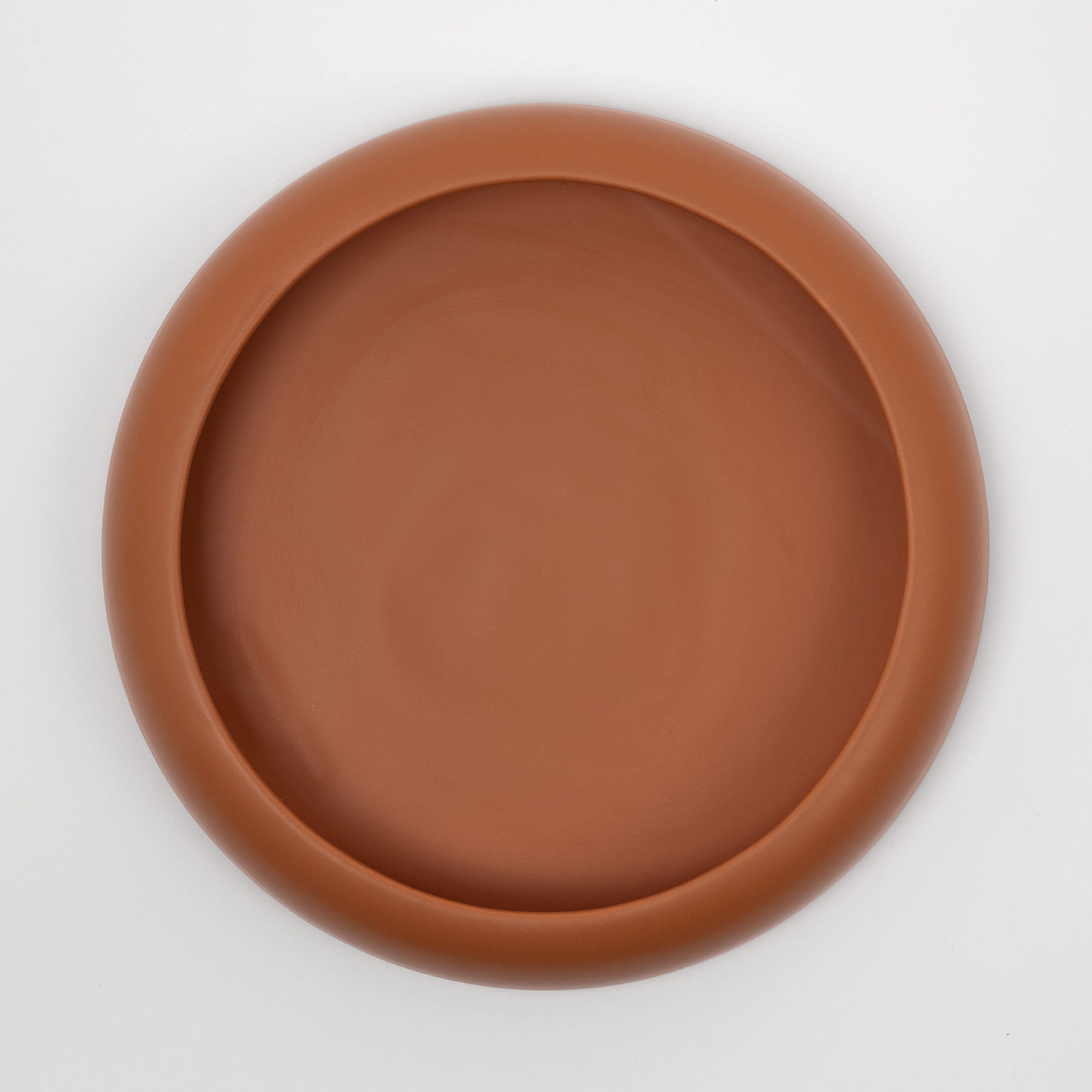 Large Cinnamon Low-Profile Centerpiece Bowl - Image 2
