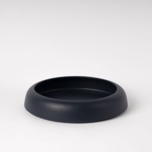 Large Dark Blue Low-Profile Centerpiece Bowl