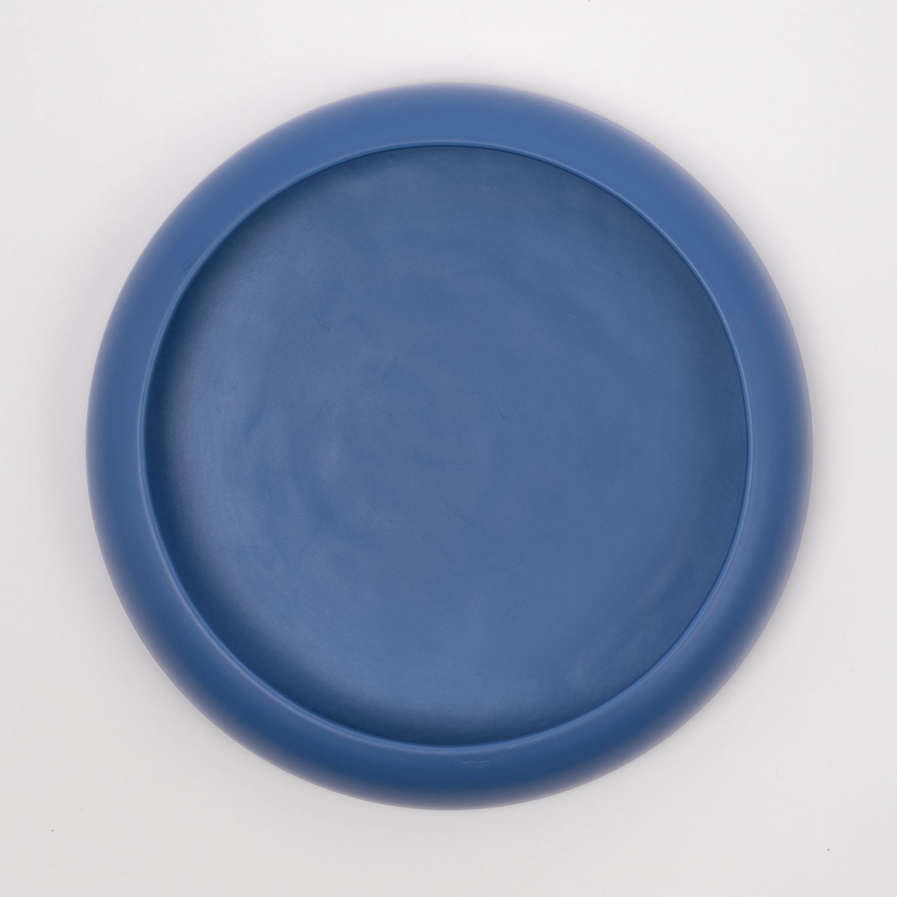 Large Electric Blue Low-Profile Centerpiece Bowl - Image 2