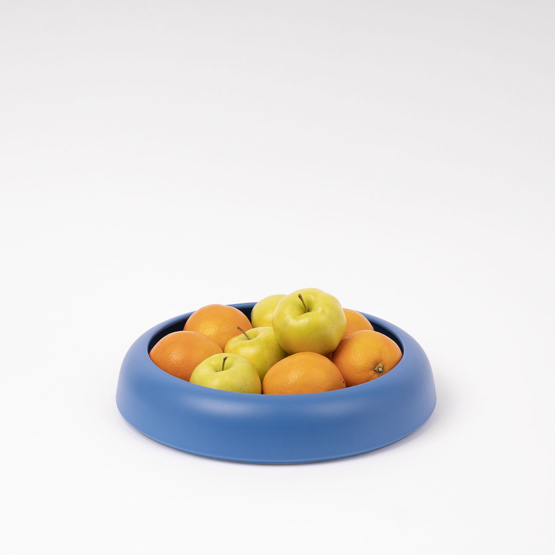 Large Electric Blue Low-Profile Centerpiece Bowl - Image 3
