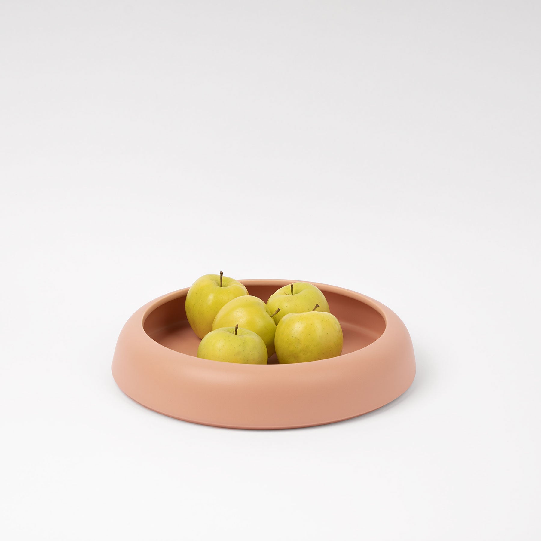 Large Pink Nude Low-Profile Centerpiece Bowl - Image 3