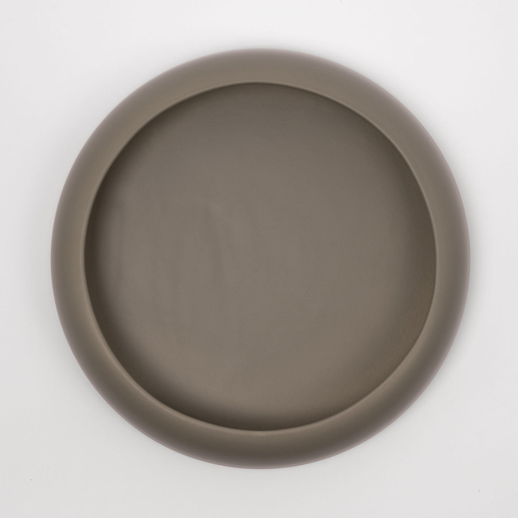 Large Smoke Green Low-Profile Centerpiece Bowl - Image 2