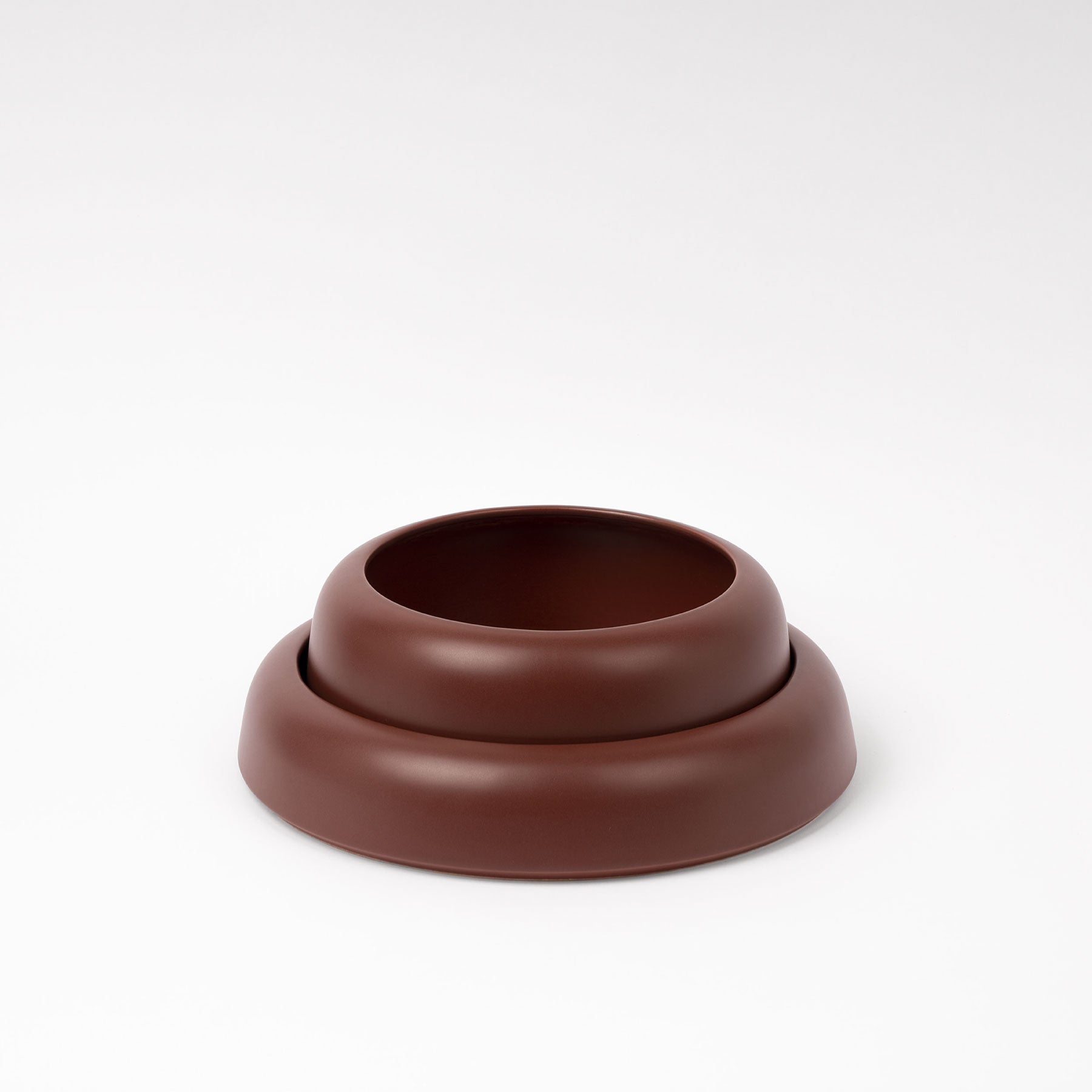 Large Tawny Low-Profile Centerpiece Bowl - Image 4