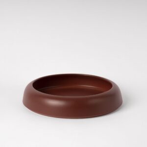 Large Tawny Low-Profile Centerpiece Bowl