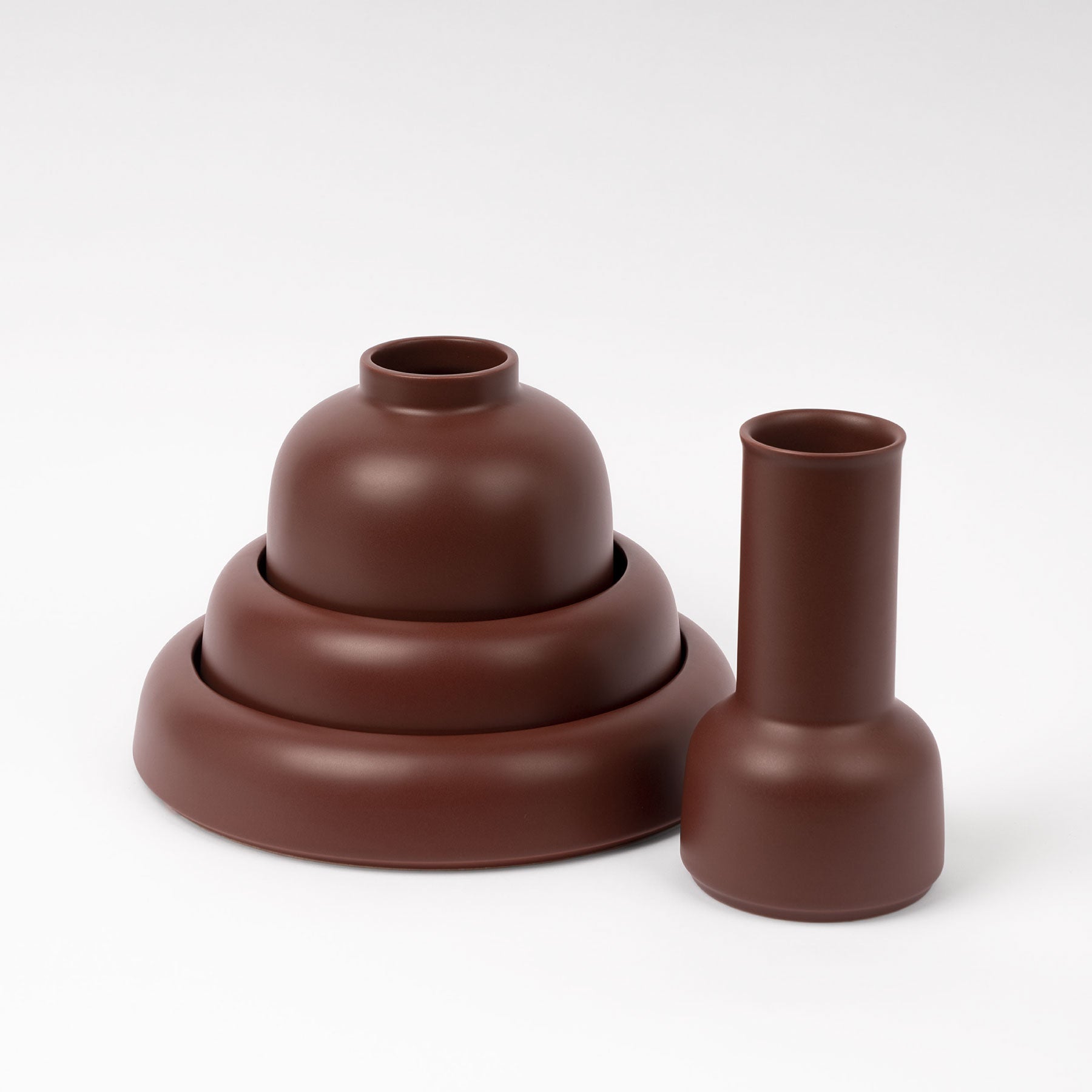 Large Tawny Low-Profile Centerpiece Bowl - Image 5