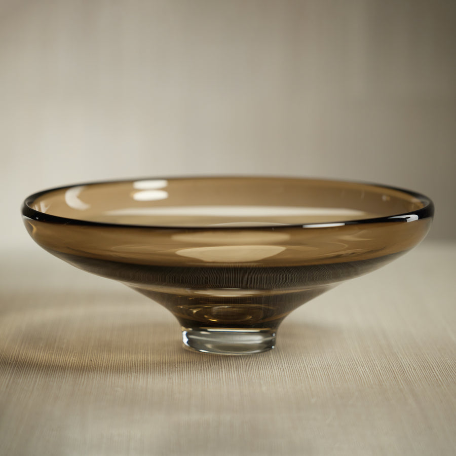 Clear Glass Serving Bowl