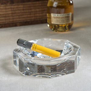 Clear Crystal Octagon Bowl