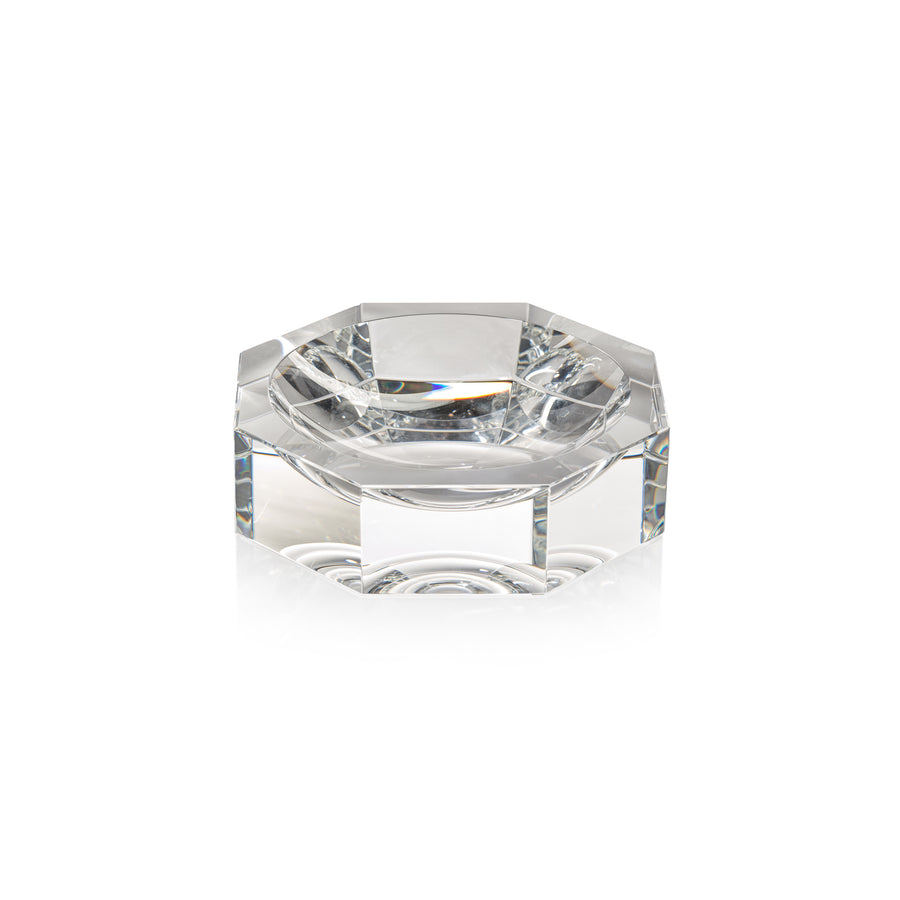 Clear Crystal Octagon Bowl - Image 2