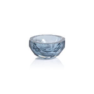 Faceted Cut Glass Bowl