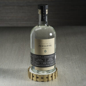 Metal Bottle Coaster with Marble Base