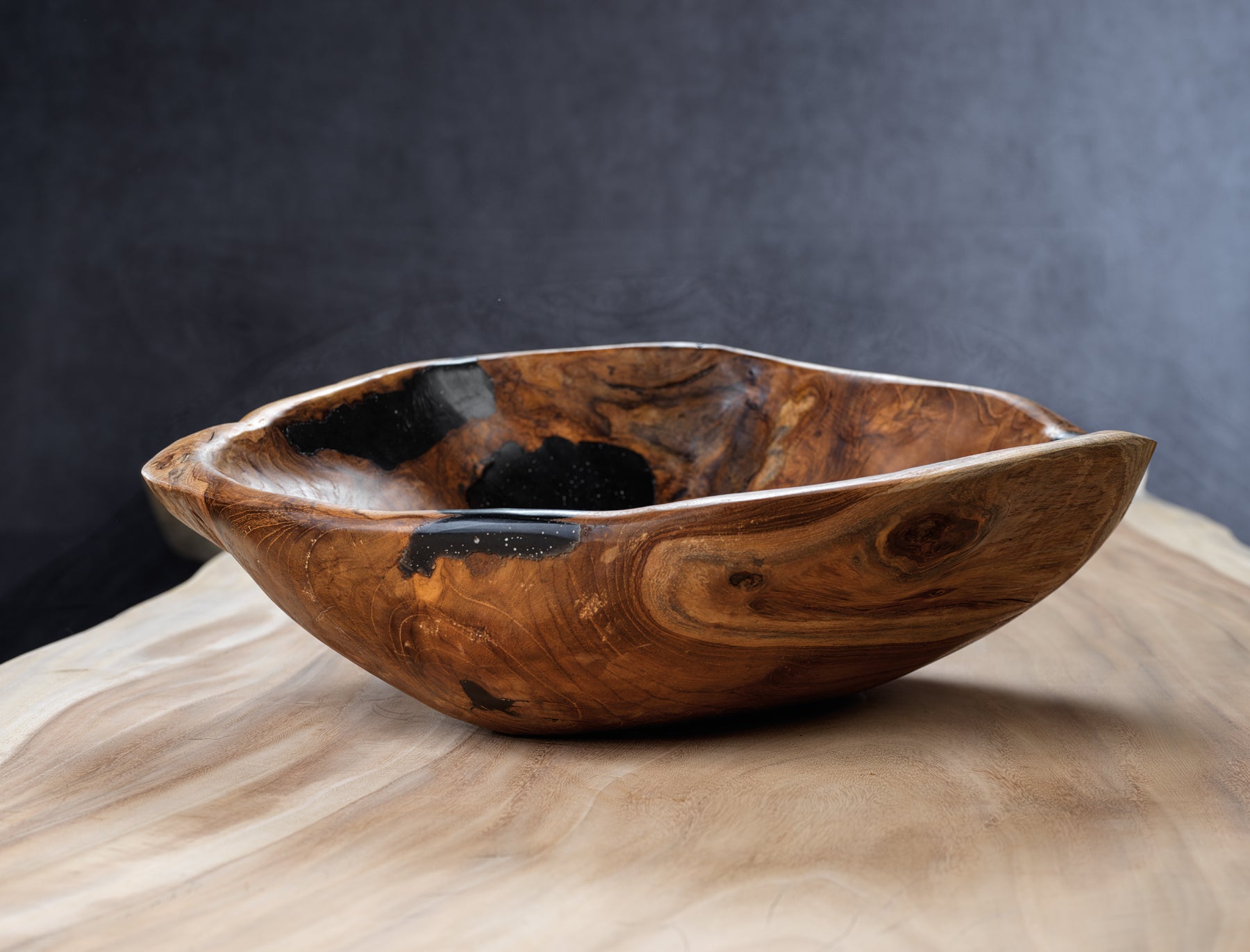 Teakwood Serving Bowl - Image 2